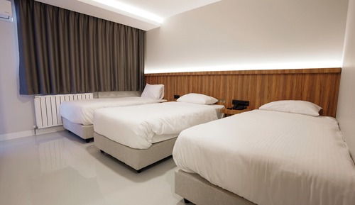 Habitación triple estándar, 3 camas individuales, vistas a la ciudad