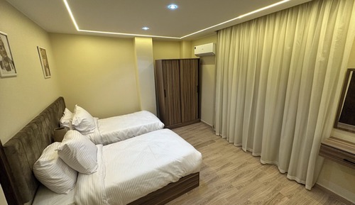 Habitación de lujo con 2 camas individuales, vistas al desierto
