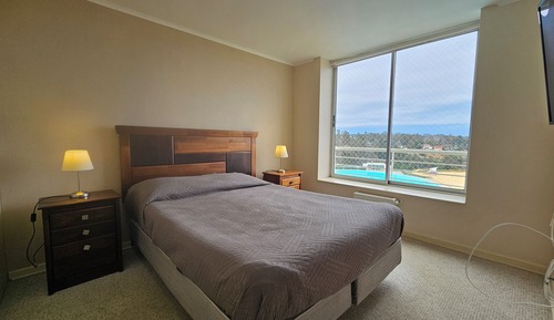Apartamento, 2 habitaciones, balcón, vistas a la playa