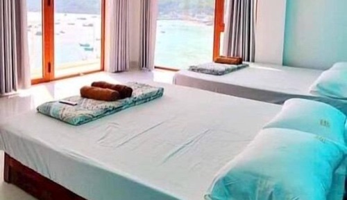 Habitación familiar, vistas al mar