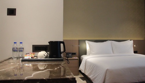 Habitación Deluxe, 1 cama de matrimonio grande, vistas a la montaña