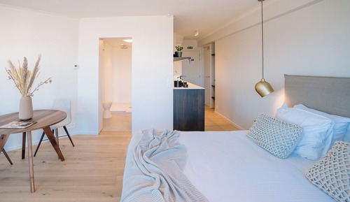Estudio Deluxe, vistas al mar