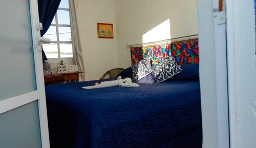 Habitación doble, patio
