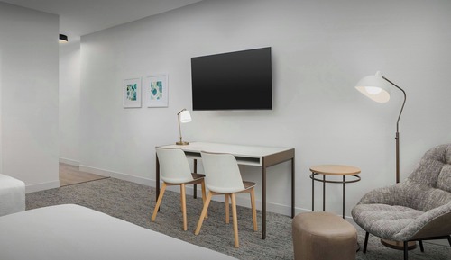 Suite estudio, 2 camas de matrimonio, no fumadores (Hearing Accessible)