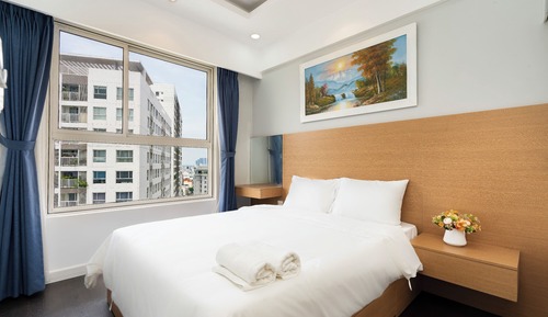 Apartamento Deluxe, 3 habitaciones, 2 baños, vistas a la ciudad