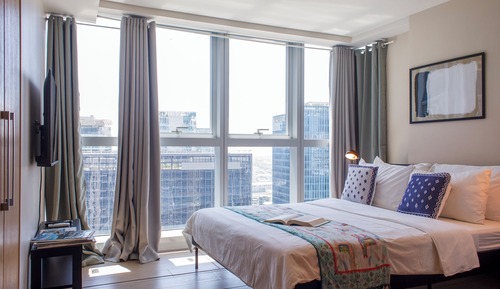 Apartamento Business, vistas a la ciudad