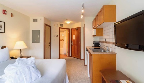 Suite estudio, 1 cama de matrimonio, bañera de hidromasaje, vistas a la montaña (Cascade - 430)