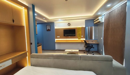 Suite estudio Deluxe, fumadores, vistas a la ciudad