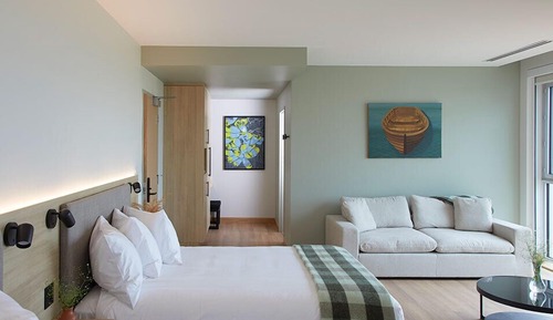 Habitación estándar, 2 camas de matrimonio, vistas a la playa