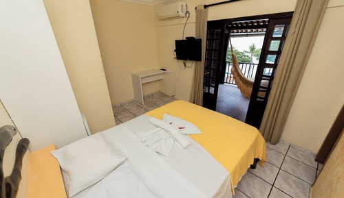 Habitación doble, balcón, vistas a la playa