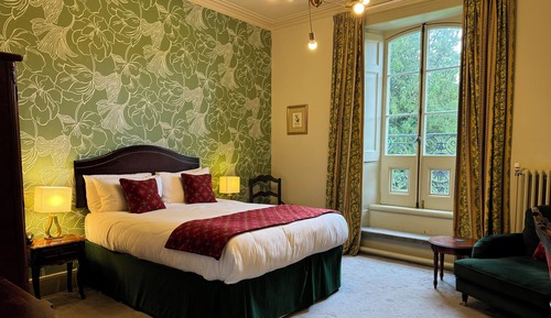 Habitación clásica doble, 1 cama de matrimonio grande, vistas al jardín