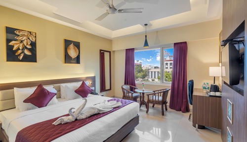 Habitación Deluxe doble, 1 cama de matrimonio grande
