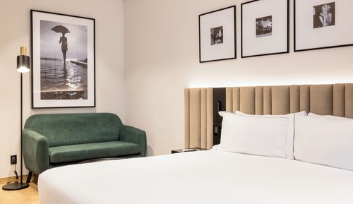 Suite estudio Deluxe, 1 cama de matrimonio grande, balcón