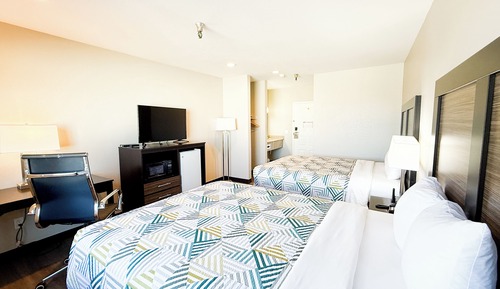 Habitación estándar, 2 camas de matrimonio, no fumadores, frigorífico y microondas
