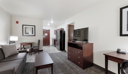 Suite, 1 cama de matrimonio grande con sofá cama, no fumadores (Extended Stay)