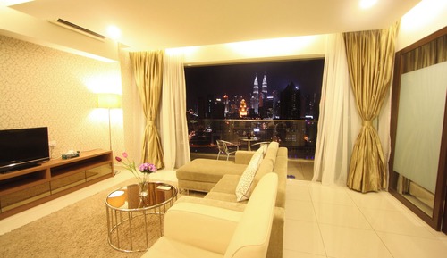 Apartamento Deluxe, 2 habitaciones, balcón, vistas a la ciudad