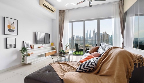 Apartamento Deluxe, 3 habitaciones, balcón, vistas a la ciudad