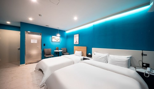 Habitación Deluxe con 2 camas individuales, vistas a la ciudad