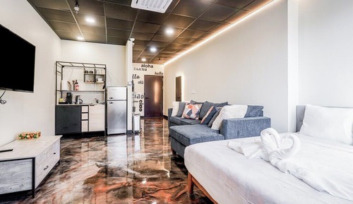Estudio, 1 cama de matrimonio con sofá cama, no fumadores, cocina básica