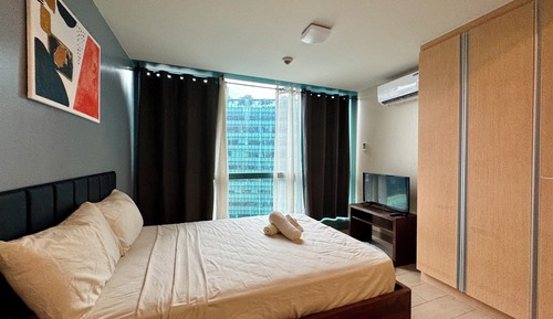 Suite estudio City, cocina, vistas a la ciudad