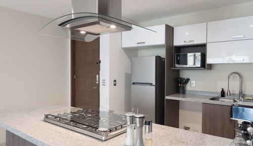 Apartamento de diseño, 3 habitaciones, balcón, vistas a la ciudad