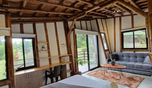 Suite estudio superior, vistas al jardín