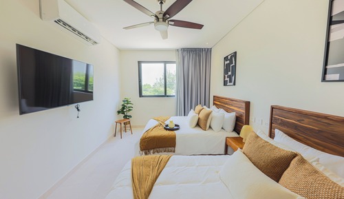 Apartamento Premium, 2 camas de matrimonio, acceso a la piscina, vistas a la ciudad