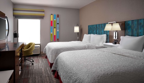 Habitación estándar, 2 camas de matrimonio, no fumadores