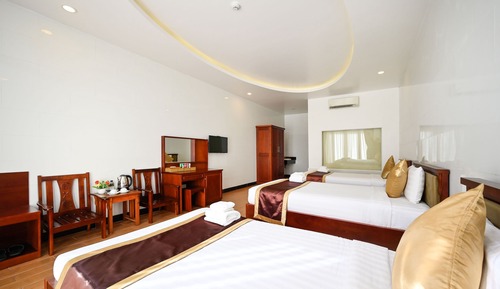 Habitación triple Deluxe, balcón, vistas al lago