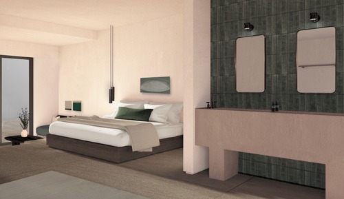 Habitación con 1 cama doble o 2 individuales, vistas al jardín