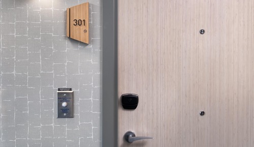 Suite estudio, 1 cama de matrimonio grande, accesible para personas con discapacidad (Hearing)
