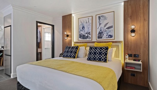 Estudio Premier, 1 cama de matrimonio grande