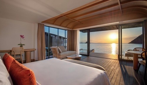 Villa Signature, piscina privada, sobre el agua (Sunset View)