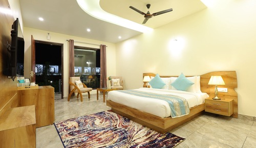 Habitación de lujo doble, balcón, vistas al jardín