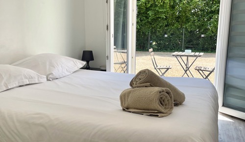 Habitación cuádruple clásica, 2 camas dobles, no fumadores, baño privado