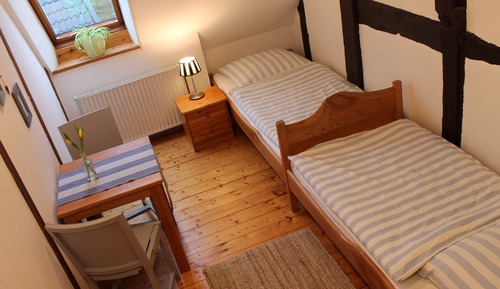 Habitación básica con 1 cama doble o 2 individuales