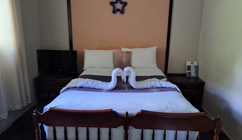 Habitación estándar doble, 1 cama doble, fumadores, vistas al jardín