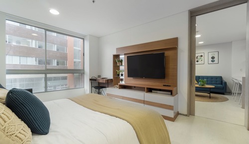 Apartamento estándar, 1 cama de matrimonio con sofá cama