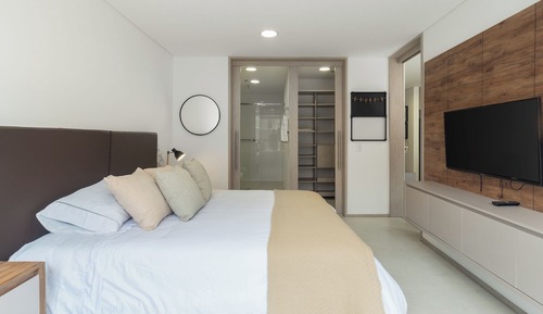 Apartamento estándar, 1 cama de matrimonio con sofá cama
