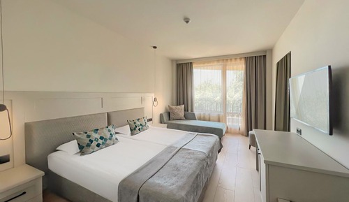 Habitación estándar doble, balcón, vistas al parque