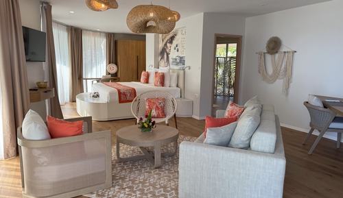 Habitación de lujo doble, piscina privada, vistas al mar