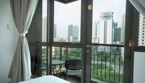 Suite estudio Confort, balcón, vistas a la ciudad