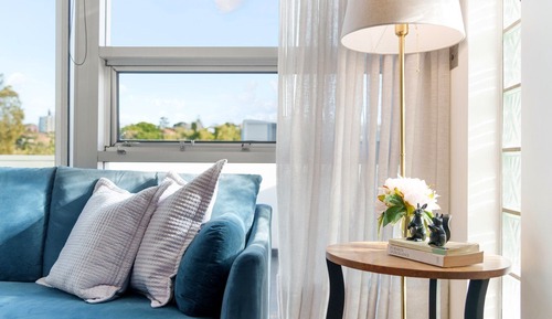 Apartamento, 1 cama de matrimonio, balcón, vistas a la ciudad