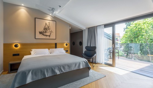 Habitación Deluxe doble, balcón, vistas al jardín