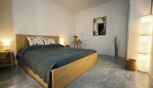 Habitación doble, baño privado, vistas al patio