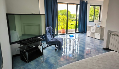Habitación cuádruple, vistas al parque