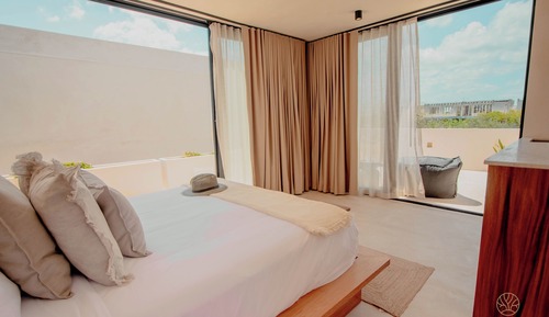 Apartamento superior, 2 habitaciones, piscina privada, vistas a la piscina