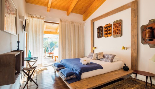 Habitación doble, 1 cama de matrimonio, no fumadores, vistas al jardín