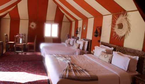 Habitación cuádruple de lujo, vistas al desierto