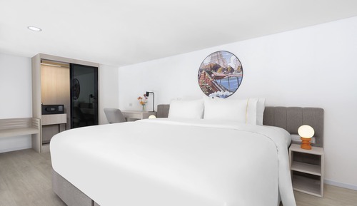 Estudio ejecutivo, 1 cama de matrimonio (Duplex)